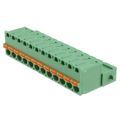 1925964 - Bulk 0.200 5.08mm Green 1 Levels Free Hanging (In-Line) Plug, Male Pins COMBICON FKIC Polyamide (PA), Nylon