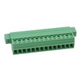 1858154 - Bulk 0.150 3.81mm Green 1 Levels Free Hanging (In-Line) Plug, Male Pins COMBICON IMC Polyamide (PA), Nylon Tin