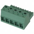 1913536 - Bulk 0.400 10.16mm Green 1 Levels Free Hanging (In-Line) Plug, Female Sockets COMBICON PC Polyamide (PA), Nylon Silver