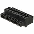 1798130000 - Bulk 0.150 3.81mm Black 1 Levels Free Hanging (In-Line) Plug, Female Sockets Omnimate BC Polyamide (PA), Nylon, Glass Filled Tin Copper Alloy