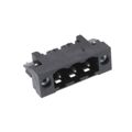 1776374001 - Tape &amp; Reel (TR) 0.200 5.08mm Black 1 Levels Through Hole Header, Male Pins, Shrouded (4 Side) Omnimate SL Liquid Crystal Polymer (LCP), Halogen Free Tin Copper Alloy