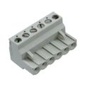 1546108-6 - Pluggable Terminal Blocks 0508 PLG 06P STR GRY 30-12