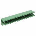1735772 - Bulk 0.200 5.08mm Green 1 Levels Through Hole Header, Male Pins, Shrouded (2 Side) COMBICON MSTBW Polybutylene Terephthalate (PBT) Tin