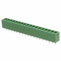 1843761 - Bulk 0.138 3.50mm Green 1 Levels Through Hole Header, Male Pins, Shrouded (4 Side) COMBICON MCV Polybutylene Terephthalate (PBT) Tin