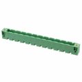 1829251 - Bulk 0.300 7.62mm Green 1 Levels Through Hole Header, Male Pins, Shrouded (4 Side) COMBICON GMSTBV Polyamide (PA), Nylon