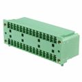 1843059 - Bulk 0.150 3.81mm Green 2 Levels Through Hole Header, Male Pins, Shrouded (4 Side) COMBICON MCD Polyamide (PA), Nylon Tin