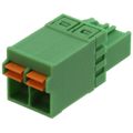 1754568 - Pluggable Terminal Blocks 2 Pos 5.08mm pitch Plug 24-16AWG Spring
