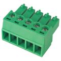 EDZ1550/5 - TERM BLOCK PLUG 5POS STR 3.81MM