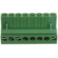 796640-8 - Bulk 0.197 5.00mm Green 1 Levels Free Hanging (In-Line) Plug, Female Sockets Buchanan Polyamide (PA66), Nylon 6/6 Tin Phosphor Bronze