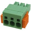 1718494 - Pluggable Terminal Blocks 3 Pos 7.62mm pitch Plug 24-8 AWG Spring