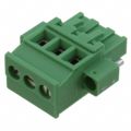 1912524 - Bulk 0.197 5.00mm Green 1 Levels Free Hanging (In-Line) Plug, Female Sockets COMBICON MVSTBR Polyamide (PA), Nylon Tin