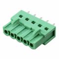 1943564 - Bulk 0.200 5.08mm Green 1 Levels Through Hole Header, Female Sockets COMBICON ICV Polyamide (PA), Nylon Tin