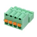 1910694 - Pluggable Terminal Blocks 4 Pos 5mm Invert Plug 24-12AWG Spring