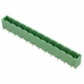 1766330 - Bulk 0.300 7.62mm Green 1 Levels Through Hole Header, Male Pins, Shrouded (4 Side) COMBICON GMSTBA Polyamide (PA), Nylon