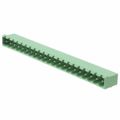 1757433 - Bulk 0.200 5.08mm Green 1 Levels Through Hole Header, Male Pins, Shrouded (4 Side) COMBICON MSTBA Polyamide (PA), Nylon Tin