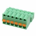 1910717 - Bulk 0.197 5.00mm Green 1 Levels Free Hanging (In-Line) Plug, Male Pins COMBICON FKIC Polyamide (PA), Nylon