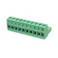1765250 - Bulk 0.197 5.00mm Green 1 Levels Free Hanging (In-Line) Plug, Female Sockets COMBICON MSTB Polyamide (PA), Nylon Tin