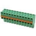 1873757 - Bulk 0.200 5.08mm Green 1 Levels Free Hanging (In-Line) Plug, Female Sockets COMBICON FKCVW Polyamide (PA), Nylon Tin