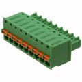 1851119 - Bulk 0.150 3.81mm Green 1 Levels Free Hanging (In-Line) Plug, Female Sockets COMBICON FK-MCP Polyamide (PA), Nylon