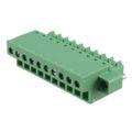 1850932 - Bulk 0.150 3.81mm Green 1 Levels Free Hanging (In-Line) Plug, Female Sockets COMBICON FRONT-MC Polyamide (PA), Nylon Tin