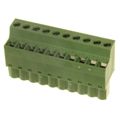 1777361 - Bulk 0.200 5.08mm Green 1 Levels Free Hanging (In-Line) Plug, Female Sockets COMBICON FRONT-MSTB Polyamide (PA), Nylon Tin Copper