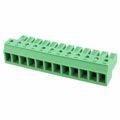 1805000 - Bulk 0.300 7.62mm Green 1 Levels Free Hanging (In-Line) Plug, Female Sockets COMBICON PC Polyamide (PA), Nylon