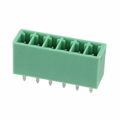 5441317 - Bulk 0.138 3.50mm Green 1 Levels Through Hole Header, Male Pins, Shrouded (4 Side) BCH Polyamide (PA), Nylon Tin