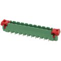 1808544 - Bulk 0.200 5.08mm Green 1 Levels Through Hole Header, Male Pins, Shrouded (4 Side) COMBICON MSTBV Polybutylene Terephthalate (PBT) Tin