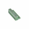 0395305110 - Conn Eurostyle Block F 10 POS 5.08mm Screw RA Cable Mount 15A/Contact