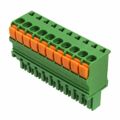 1-1986692-0 - Bulk 0.138 3.50mm Green 1 Levels Free Hanging (In-Line) Plug, Female Sockets Polyamide (PA), Nylon Tin Copper Alloy