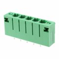 1922598 - Bulk 0.400 10.16mm Green 1 Levels Through Hole Header, Male Pins, Shrouded (4 Side) COMBICON PCV
