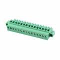 1828472 - Bulk 0.150 3.81mm Green 1 Levels Free Hanging (In-Line) Plug, Female Sockets COMBICON MCVR Polyamide (PA), Nylon Tin