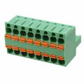 1962668 - Bulk 0.200 5.08mm Green 1 (Mate), 2 (Input) Levels Free Hanging (In-Line) Plug, Female Sockets COMBICON TFKC Polyamide (PA), Nylon