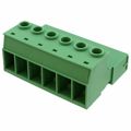 1969412 - Bulk 0.400 10.16mm Green 1 Levels Free Hanging (In-Line) Plug, Male Pins COMBICON IPC Polyamide (PA), Nylon Silver