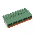 1732823 - Pluggable Terminal Blocks 10 Pos 5mm pitch Plug 24-16AWG Spring