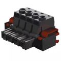 1924660000 - WEIDMULLER 1924660000Pluggable Terminal Block, 6 Ways, 1 kV, 78 A, 10.16 mm, 22 AWG, 6 AWG