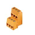 1768970000 - 0.200 5.08mm Orange Bulk Thermoplastic, Wemid Through Hole Horizontal with Board Screw - Clamping Yoke, Tension Sleeve 2 Levels 14-24 AWG Omnimate LM