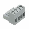 1860045 - Pluggable Terminal Blocks 4 Pos 5mm pitch Plug 24-12 AWG Screw