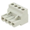 1546108-4 - Pluggable Terminal Blocks PLUG 4 POS R/A .200