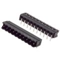 1596170000 - Bulk 0.197 5.00mm Black 1 Levels Through Hole Header, Male Pins, Shrouded (4 Side) Omnimate SL Polybutylene Terephthalate (PBT) Tin Copper Alloy
