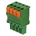 1986693-4 - Pluggable Terminal Blocks 3.5MM L/HAND 4 POS STR SPRING PLG