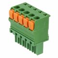 1986722-5 - Pluggable Terminal Blocks 3.81MM L/HAND 5 POS STR SPRING PLG