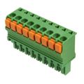 1986720-9 - Pluggable Terminal Blocks 3.81MM R/HAND 9 POS STR SPRING PLG