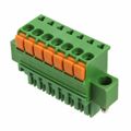 1986723-7 - Pluggable Terminal Blocks 3.5MM R/HAND 7 POS STR SPRNG PLG W/FLNG