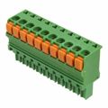 1-1986722-0 - Pluggable Terminal Blocks 3.81MM L/HAND 10 POS STR SPRING PLG