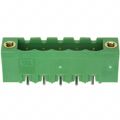 796867-5 - Bulk 0.200 5.08mm Green 1 Levels Through Hole Header, Male Pins, Shrouded (4 Side) Buchanan Polyamide (PA66), Nylon 6/6 Tin Copper Alloy