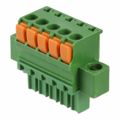 1986726-5 - Pluggable Terminal Blocks 3.81MM L/HAND 5 POS STR SPRNG PLG W/FLNG