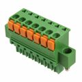 1986726-7 - Pluggable Terminal Blocks 3.81MM L/HAND 7 POS STR SPRNG PLG W/FLNG