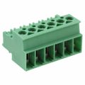 1704204 - Pluggable Terminal Blocks 6 Pos 5mm pitch Plug 26-14 AWG Screw