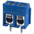 OSTTC022162 - 0.200 5.08mm Blue Bulk Thermoplastic Through Hole Horizontal with Board Screw - Leaf Spring, Wire Guard 1 Levels 14-22 AWG OSTTC